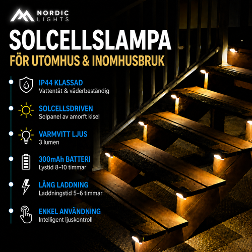 Solcellslampa - Belys din vardag.